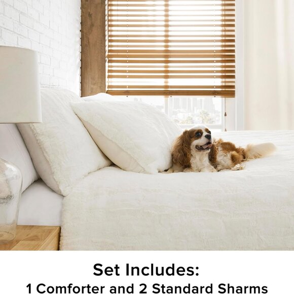 UGG 13712 Alondra King Comforter Set Soft Cozy Bedding Faux Fur - Picture 6 of 8